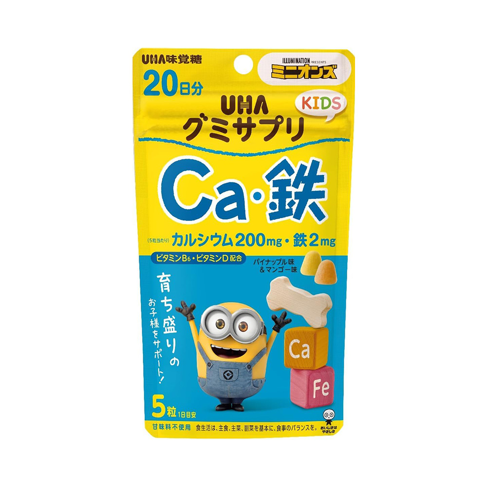 UHA 미각당 어린이 젤리 서플리먼트 칼슘 파인망고맛 100정
