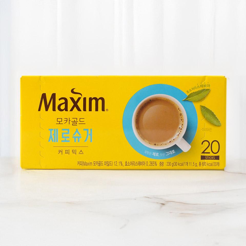 메가마트 동서 맥심모카골드 제로슈거 커피믹스 20T(230g)