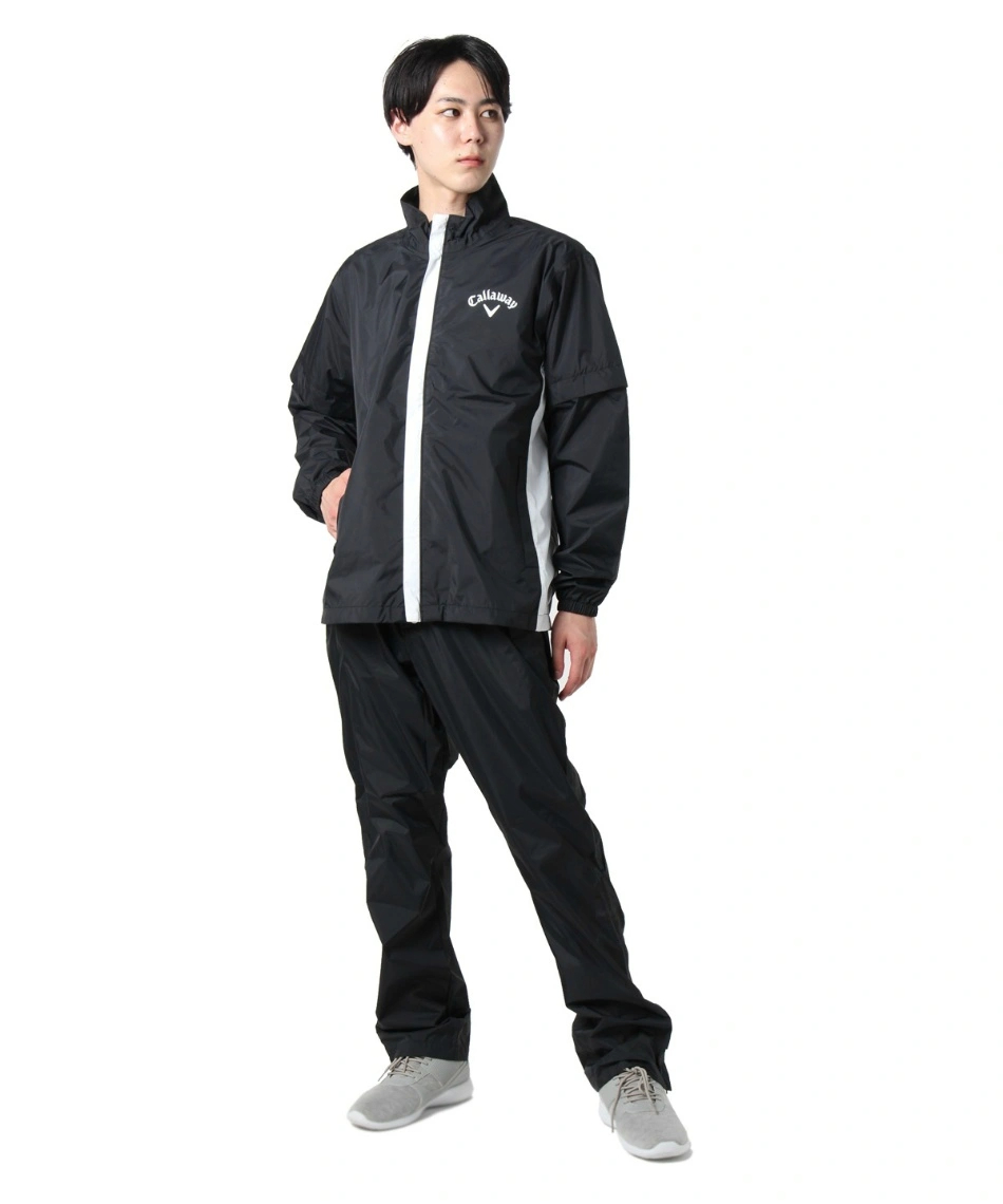 캘러웨이 CALLAWAY 바람막이 골프 레인웨어 슈트 상하세트 C22989120 블랙 - 상세 이미지 2