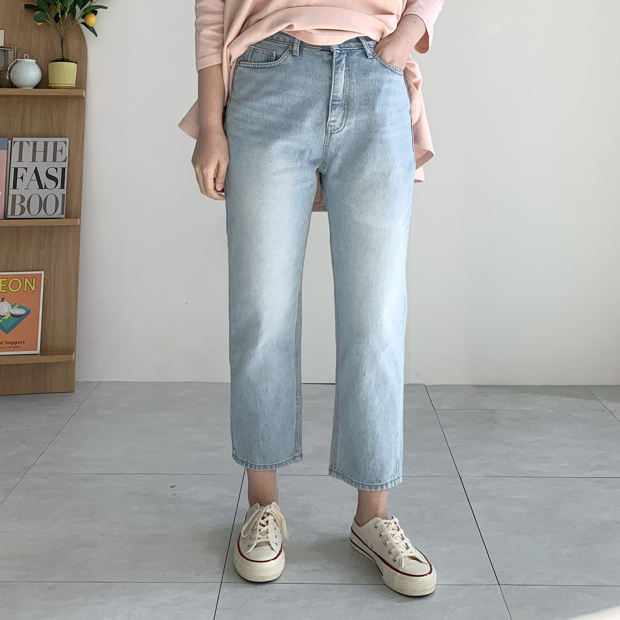 연청바지 일자청바지 봄청바지 빅사이즈 S-3XL - 상품 이미지