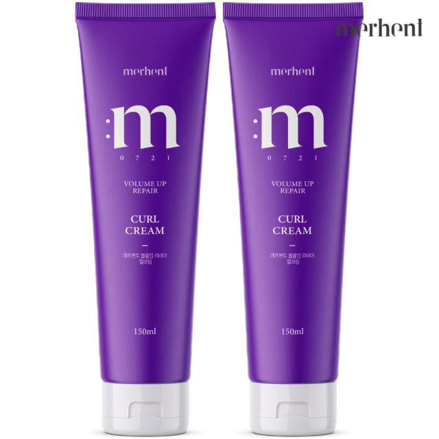 1+1 메르헨트 헤어 에센스 컬크림 150ml 아르간 오일 볼륨 남자