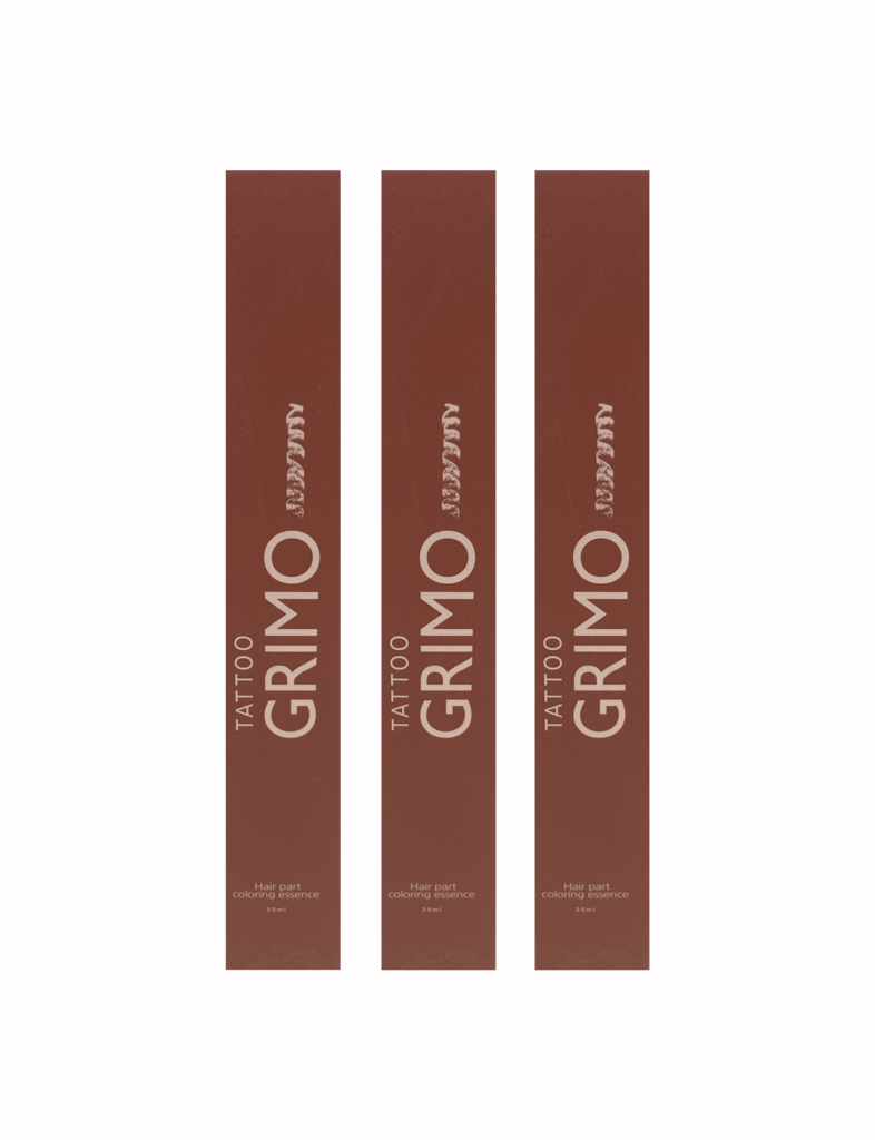 타투그리모 컬러링 에센스 20ml (진갈색) 3개입 : A-O Company