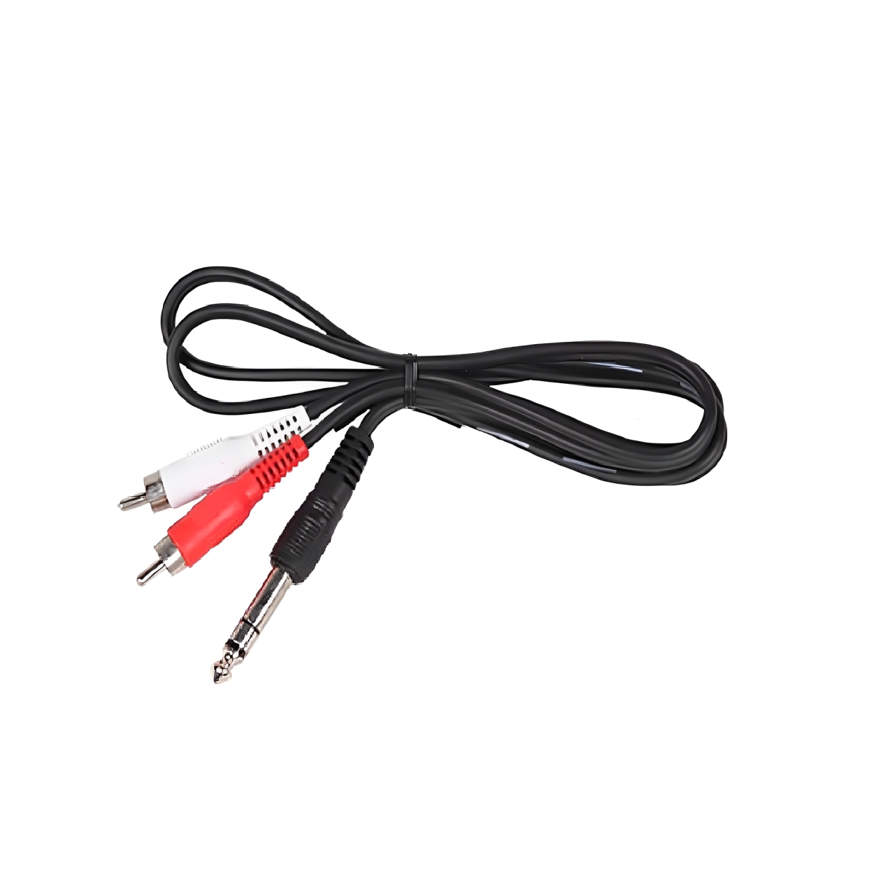 TRS 2RCA 스테레오 55잭 AUX 케이블 믹서 앰프 옥스 Y자형 1m