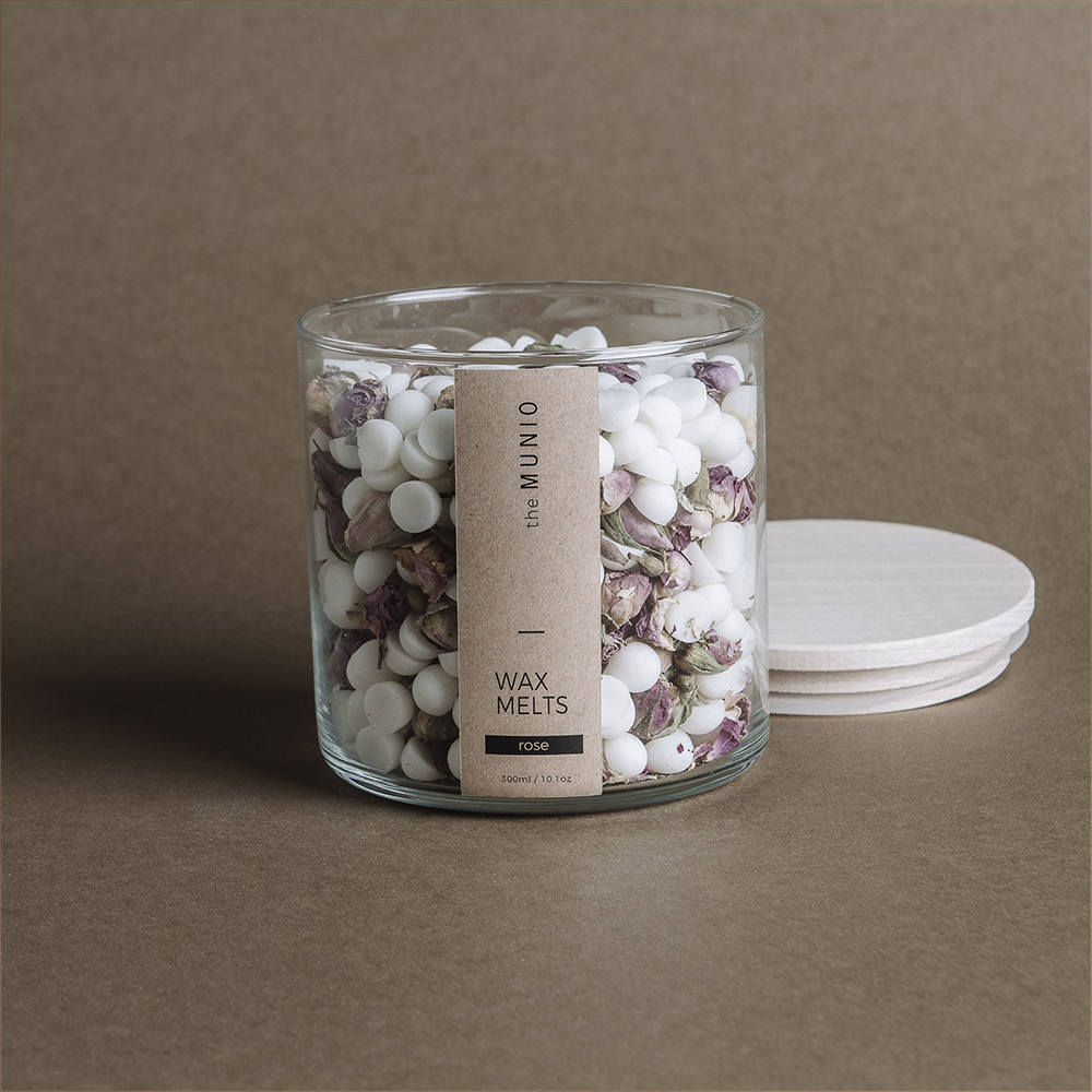 무니오 캔들 소이왁스 멜츠 로즈 270g - 메인 이미지