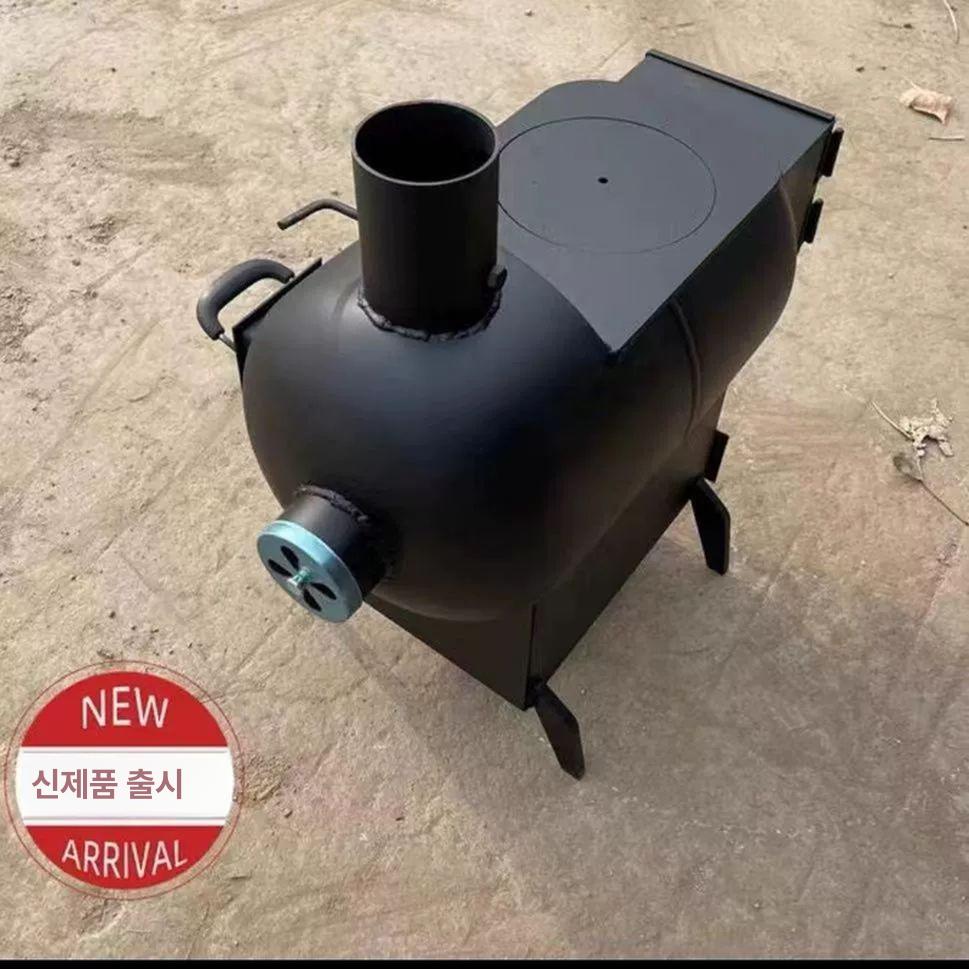 펠렛난로 장작 난방 주물 이동식 가정용 농막 펠릿 화목난로 원색 - 상세 이미지 3