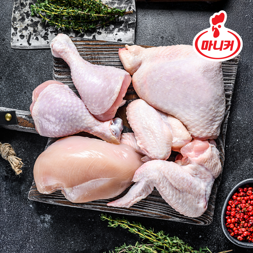 마니커 알뜰 볶음용 [냉장 600g] 1+1팩 (총 1.2kg) 국내산 도리육 닭절단육 조각닭