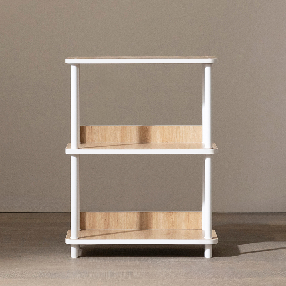 E0등급 베르디 거실 선반 진열장 600x300x785mm, 3단, 내추럴우드 - 상세 이미지 3