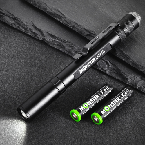 몬스터라이트 LED 줌 펜라이트 L MPL300 캠핑 휴대용 미니 손전등