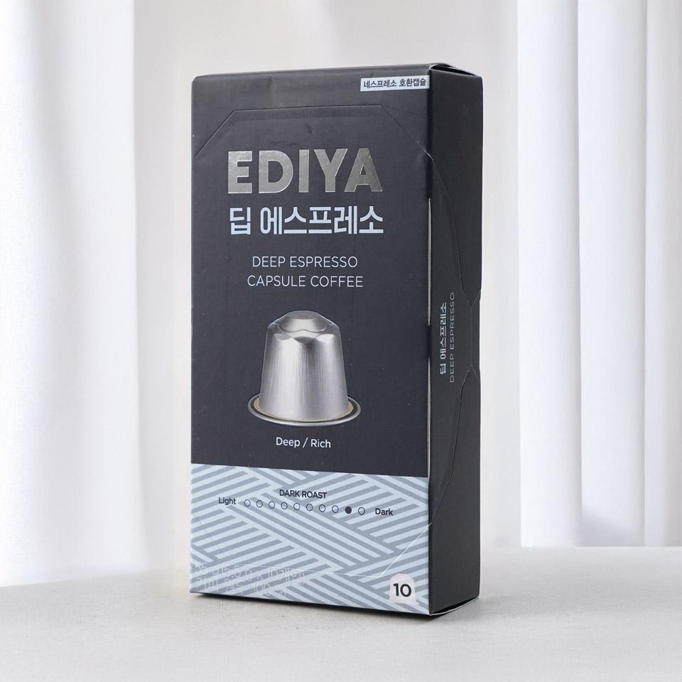메가마트 이디야 캡슐커피 딥 에스프레소 5.5g x 10개입 - 상세 이미지 2