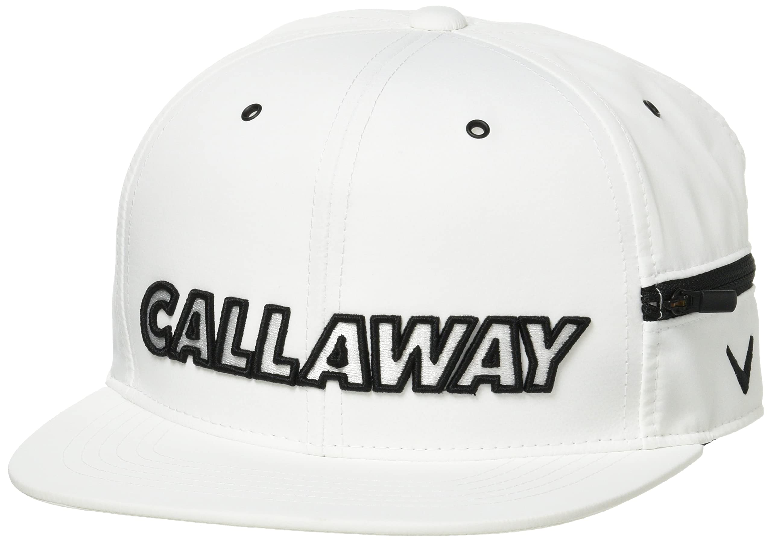 캘러웨이 CALLAWAY 골프 모자 남성 플랫캡 스냅백 C22291103 화이트 그린 - 상세 이미지 2