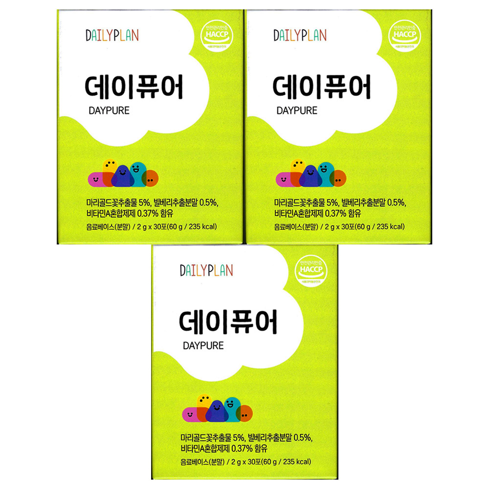 데일리플랜 데이퓨어 2g x 30포 3개 : 써클홀딩스