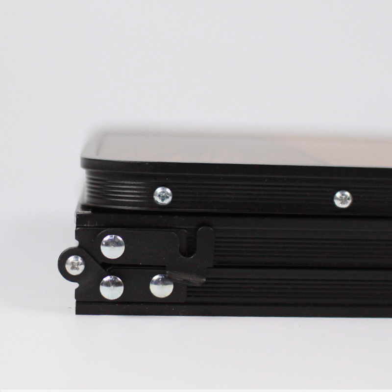 KOOLMAN 쿨맨 캠핑테이블 3단 접이식 좌식 알루미늄 경량 92cm 빈티지블랙