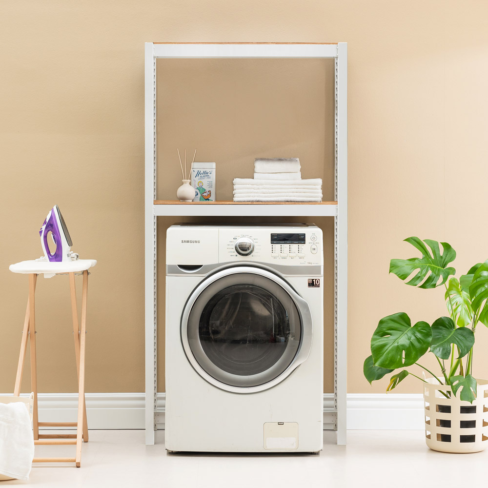 하단오픈형 조립식앵글 베란다 창고 틈새 홈던트하우스 300x300x900 2.5단