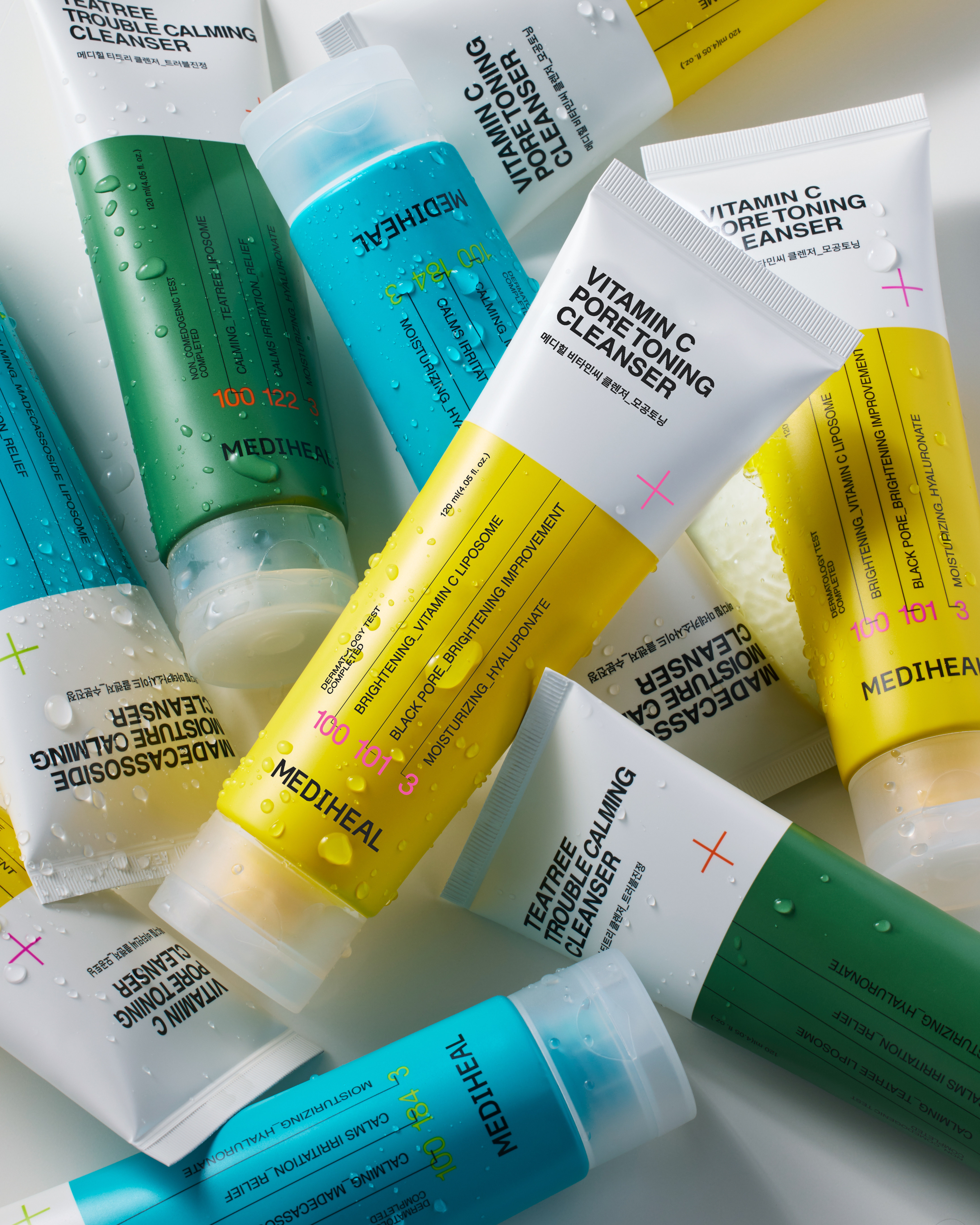 [1+1+1][라운지전용] 메디힐 베스트 클렌징폼 120ml 3종 세트 (티트리+마데카소사이드+비타) 이미지 8