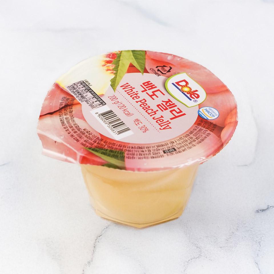 메가마트 Dole 컵젤리 백도 젤리 200g - 상세 이미지 2