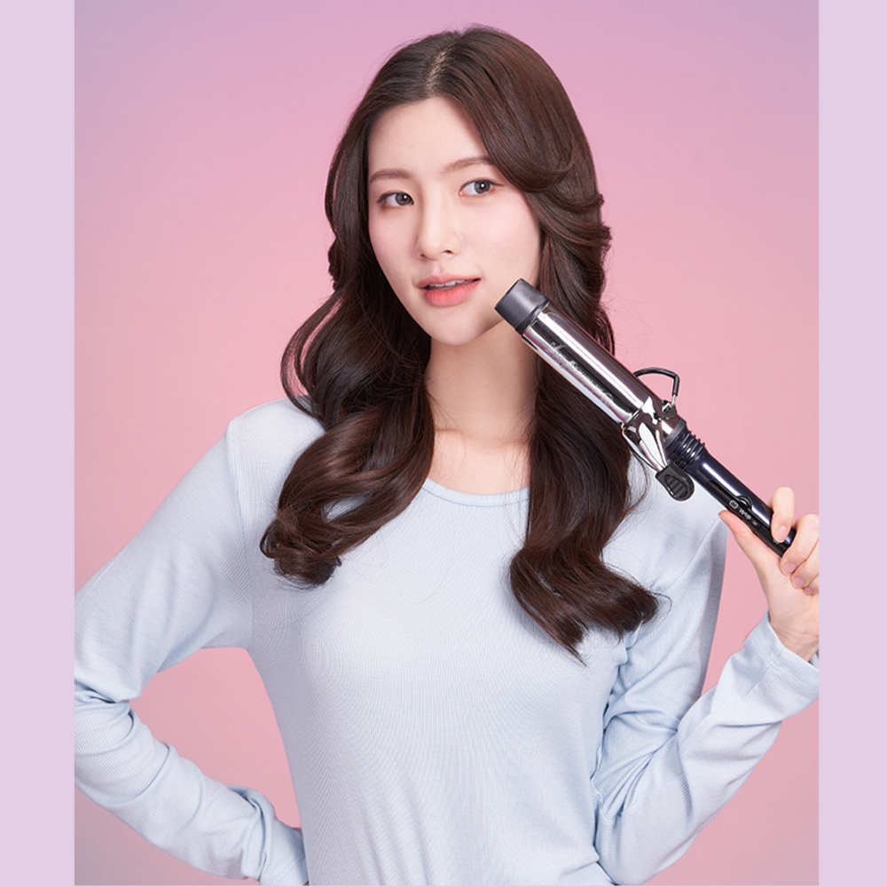 봉고데기 티타늄 볼륨 여신 예스뷰티 WUP 아이롱 온도 조절 미용실 전문가용 고데기 - 상세 이미지 2