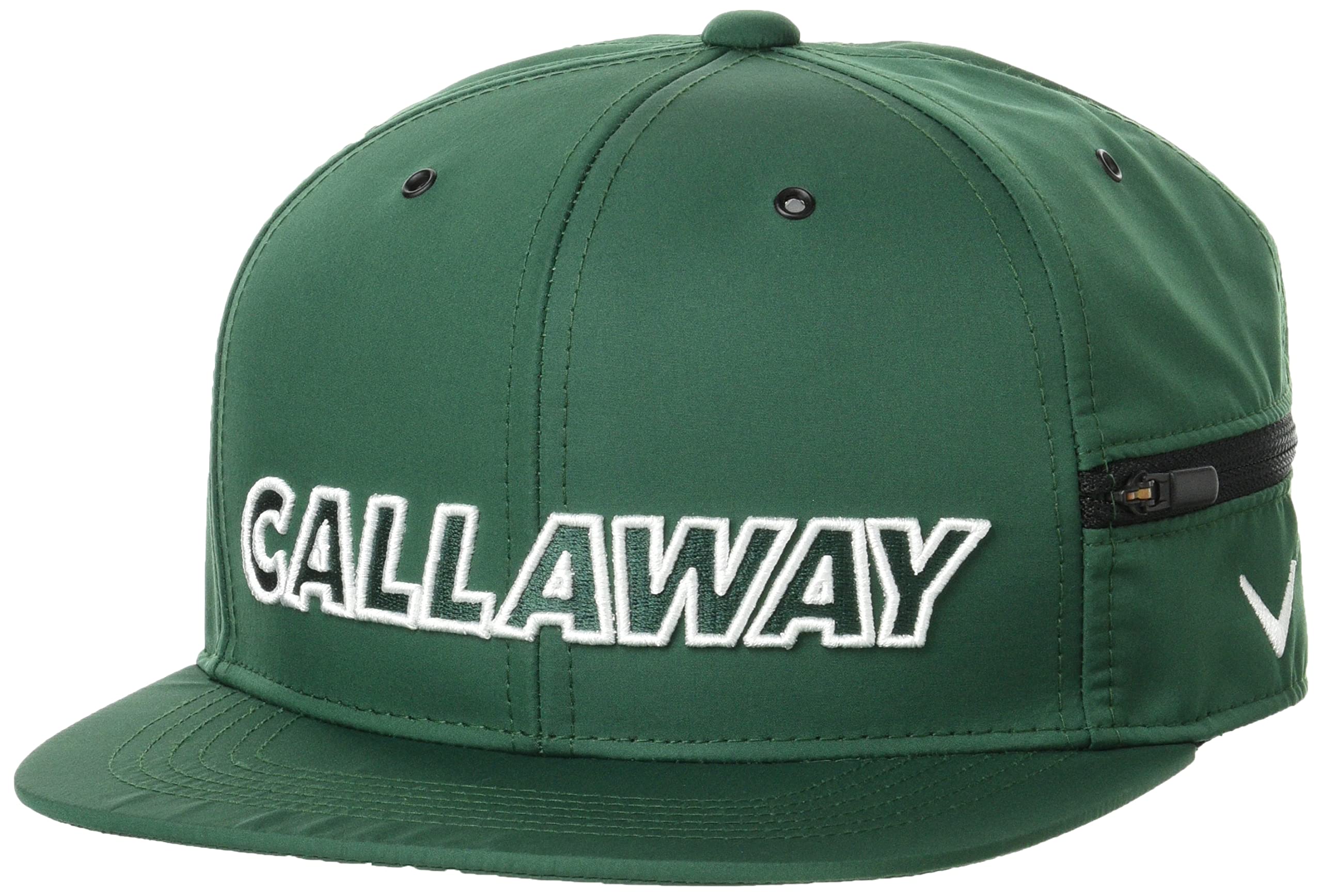 캘러웨이 CALLAWAY 골프 모자 남성 플랫캡 스냅백 C22291103 화이트 그린 - 상품 이미지