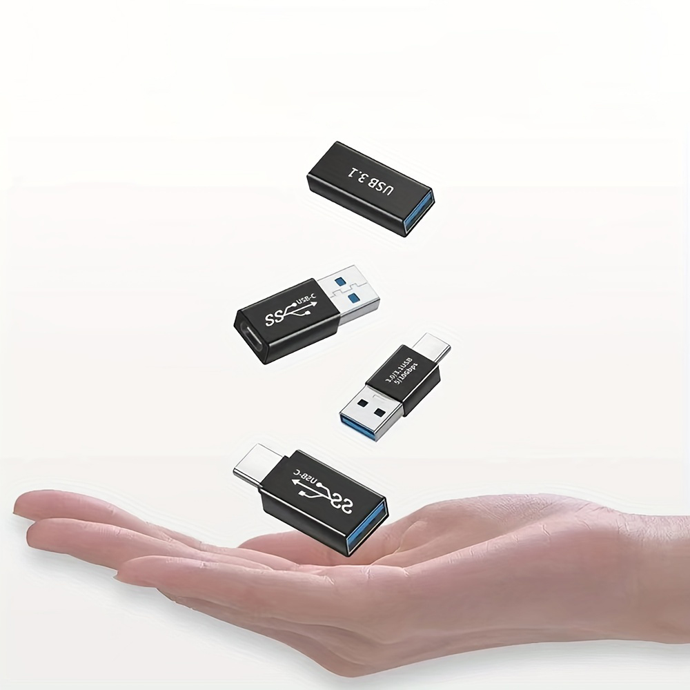 C타입 암 to USB-A 수 변환 젠더 USB 3.2 10Gbps 데이터전송 고속충전 - 상세 이미지 4