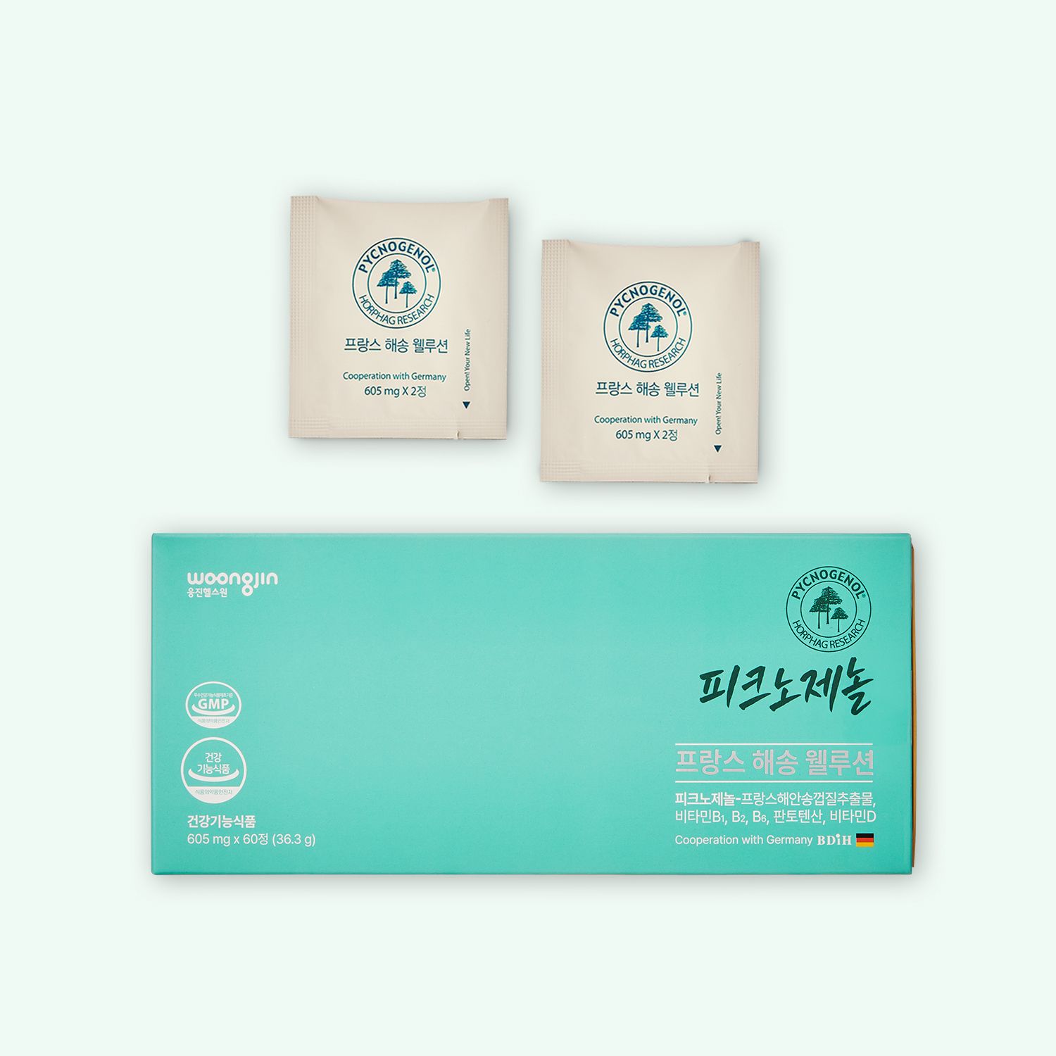 웅진헬스원 프랑스 해송 웰루션 갱년기 극복 1개월분 - 상세 이미지 2