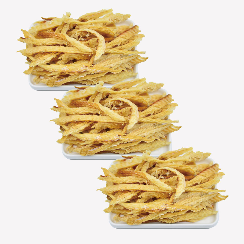 국내제작 바삭황태포 강아지 수제 간식 기력회복에 좋은 저염 황태 애견간식 황태, 40g, 3개