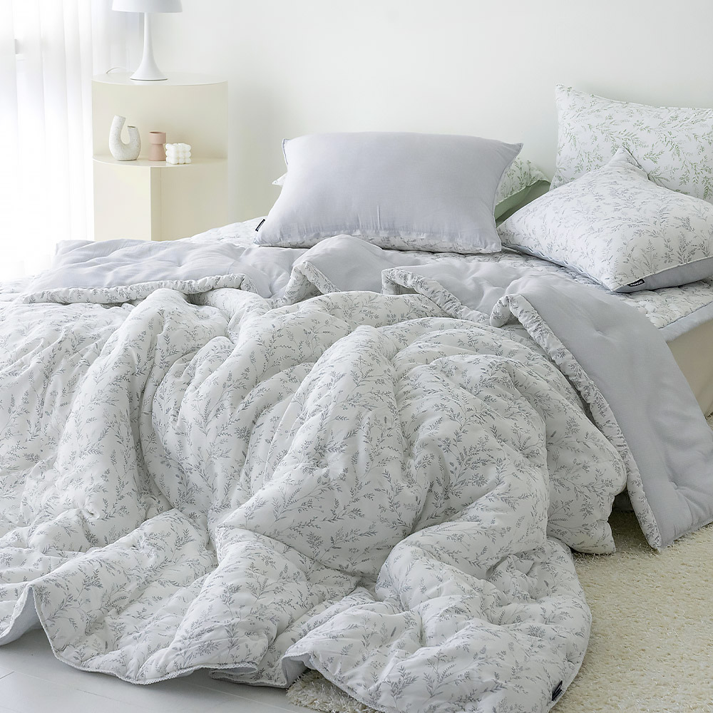 텐셀 모달 100 알러지케어 따뜻한 옥수수솜 두꺼운 겨울 모달 차렵 이불 SS