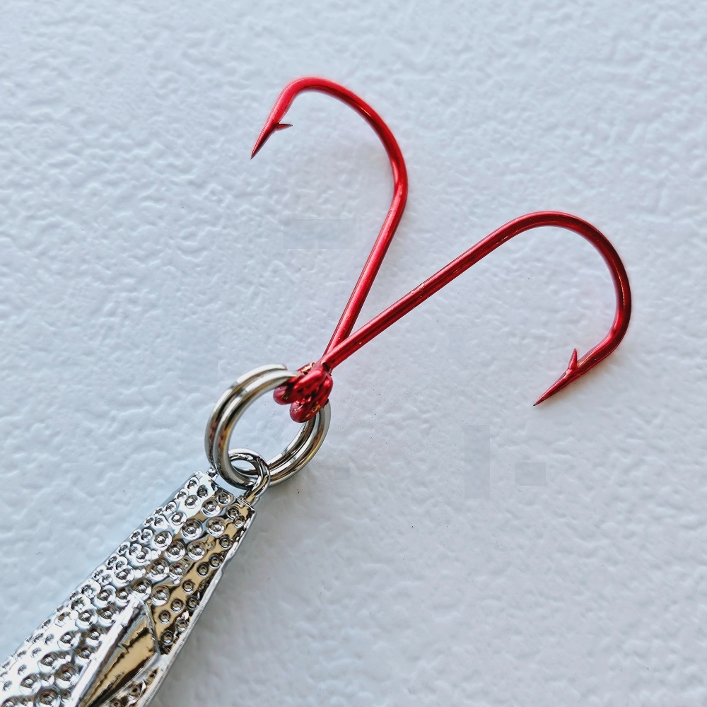 캣츠크로우 멸치지그 크롬 메탈지그 더블훅, 50g - 상세 이미지 5