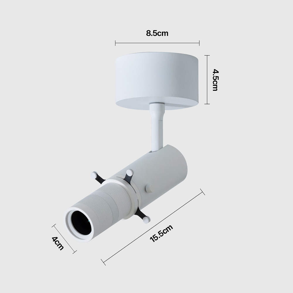 LED 스포트라이트 핀조명 장식장 진열 무대 줌 오브젝트 스포트 실린더 직부등 10W - 상세 이미지 5