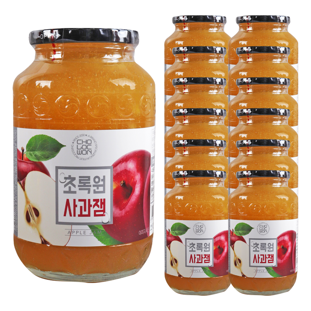 초록원 사과잼 1kg _박스단위출고 : 데이올푸드