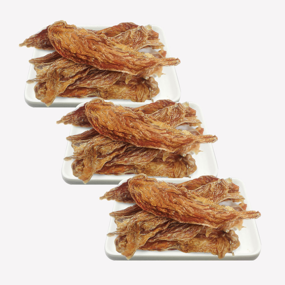 국내산 치킨 안심 육포 강아지 간식 영양식 닭고기 애견 수제 간식 닭안심, 70g, 3개 - 상품 이미지