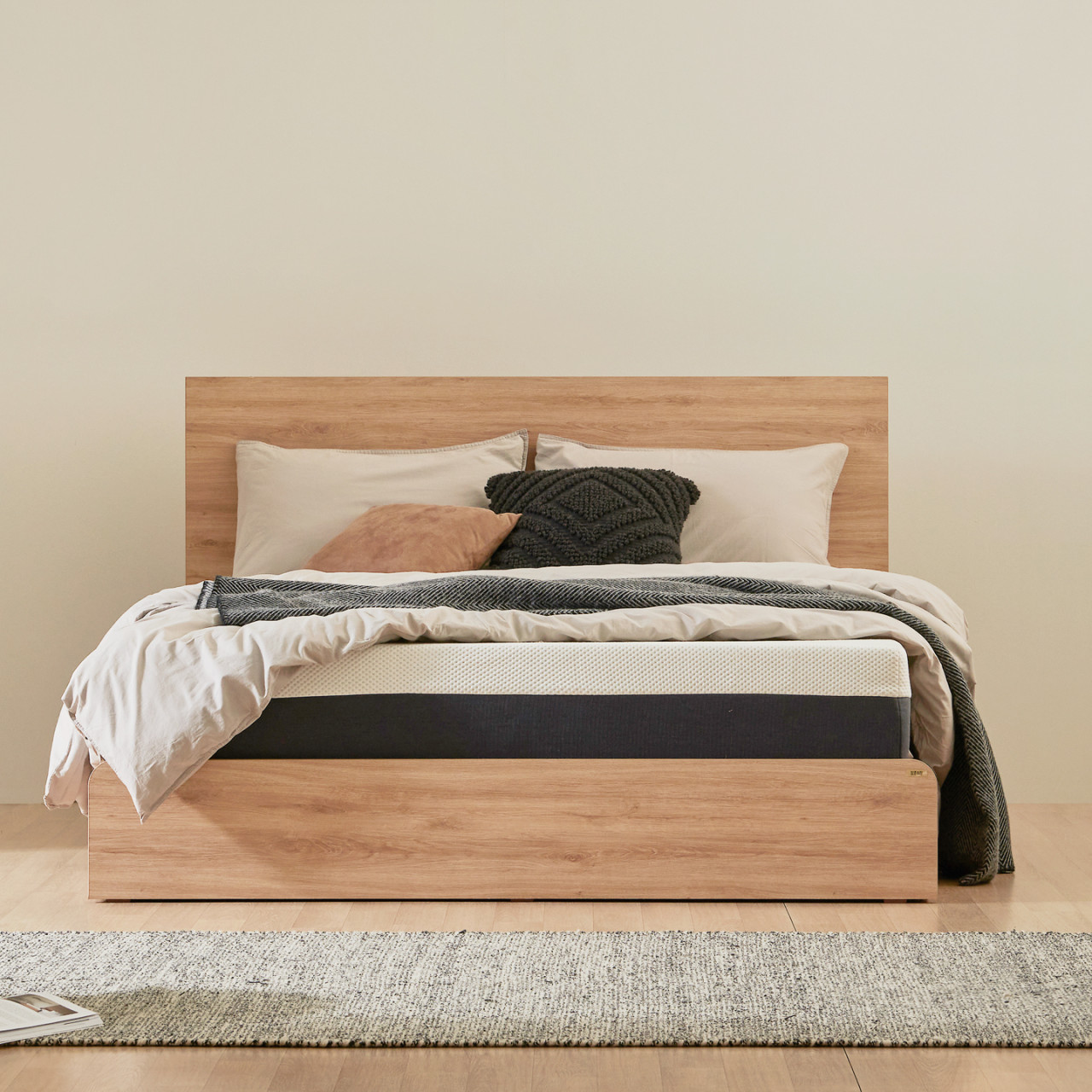 삼분의일 메모리폼 침대 매트리스 압점제거 허리에 좋은 단단한 침대 B타입 SS