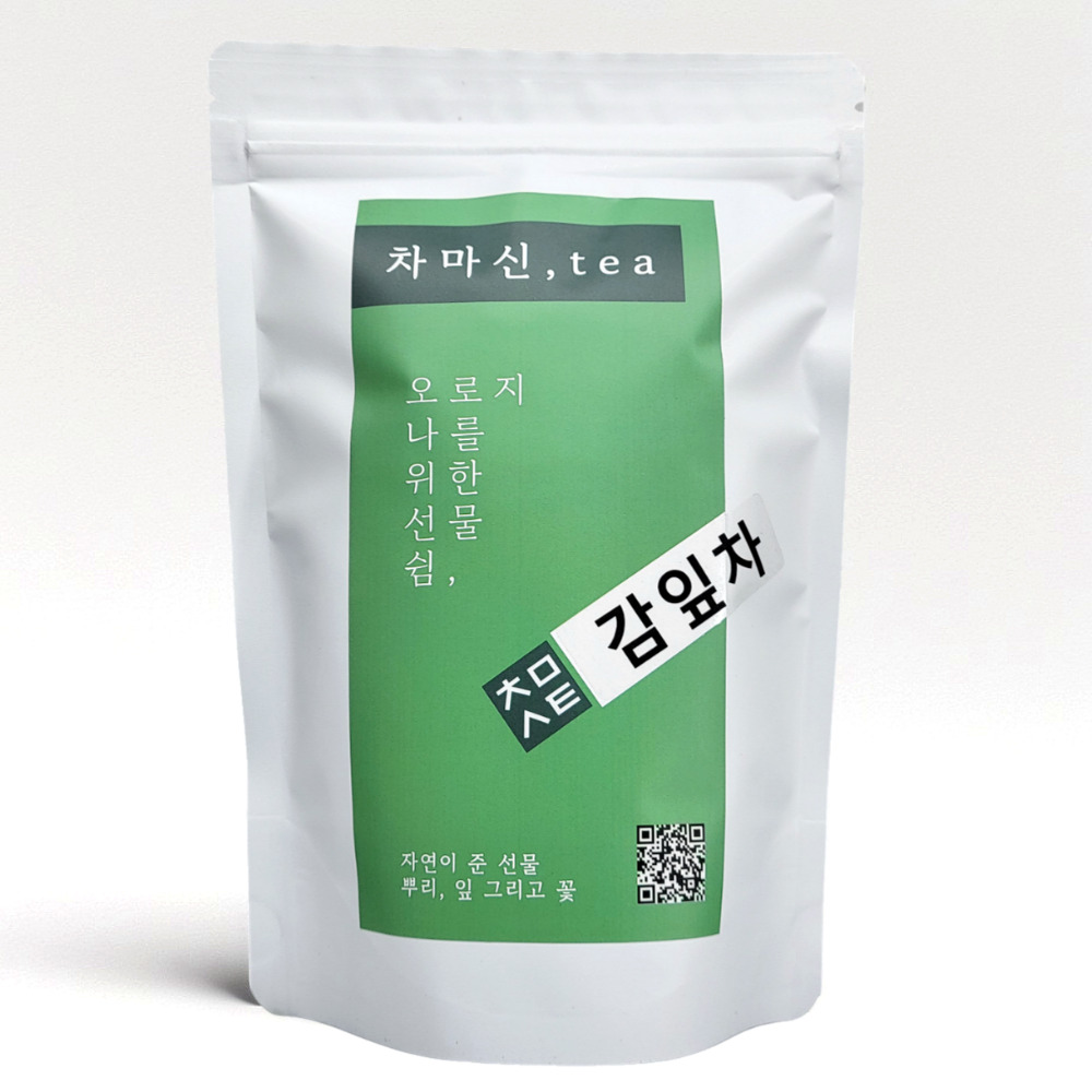 국산 감잎차 50티백 커피대신 장에좋은 카페인없는 차 - 상품 이미지