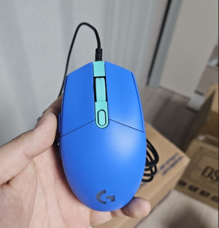 로지텍(정품) G102 LIGHTSYNC 블루 정품박스