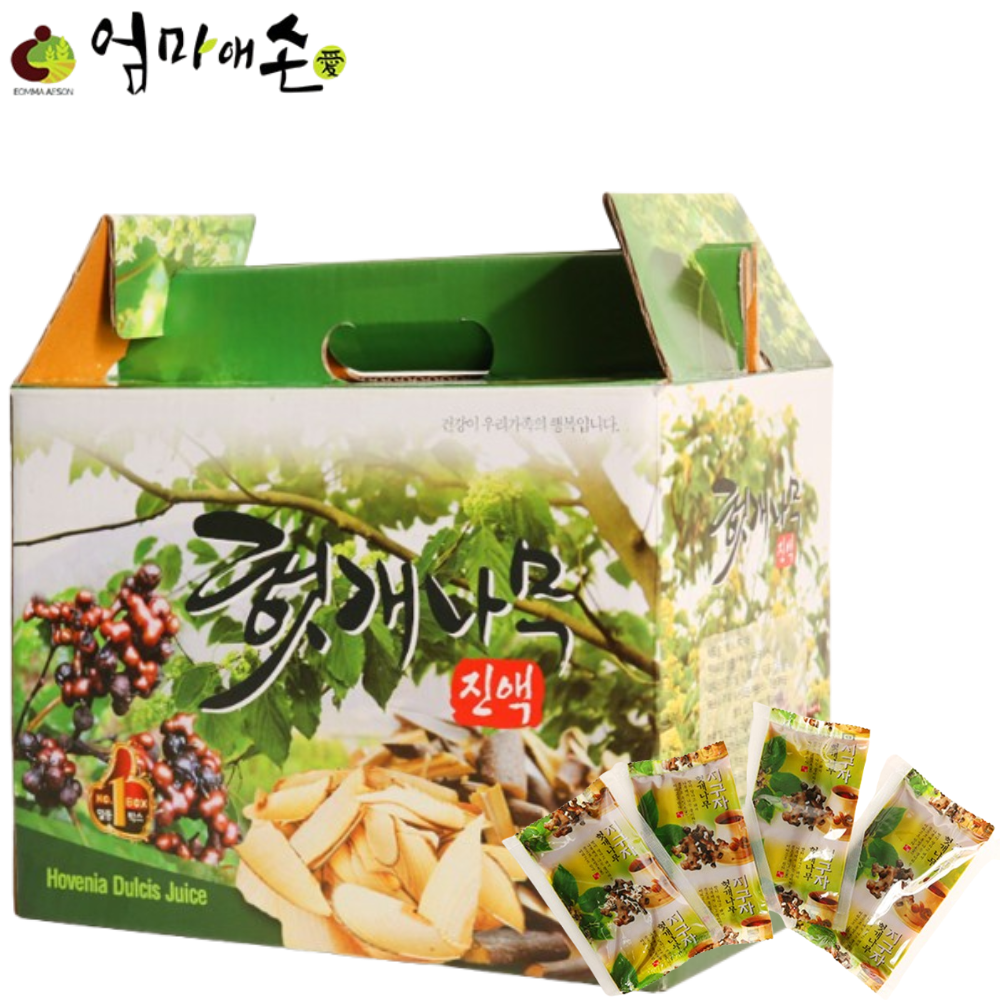 엄마애손 헛개 나무 즙 100ml 60포 1박스 열매 진액 액기스 차 활력 간 건강 효능 - 상품 이미지
