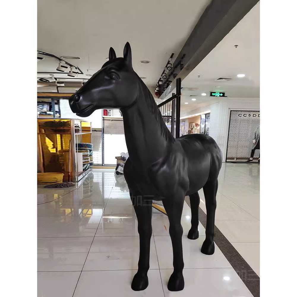 대형 말 조형물 장식품 전시 오브제 정원 데코 모형 2.05m - 상세 이미지 4