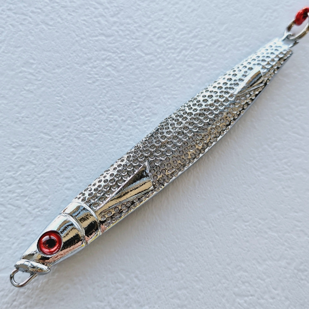 캣츠크로우 멸치지그 크롬 메탈지그 더블훅, 80g - 상세 이미지 4