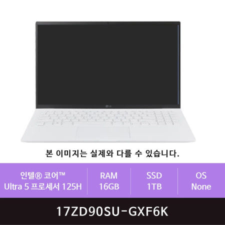 LG 2025 그램17 17ZD90SU-GXF6K 8GB추가/1TB교체(zoaa)