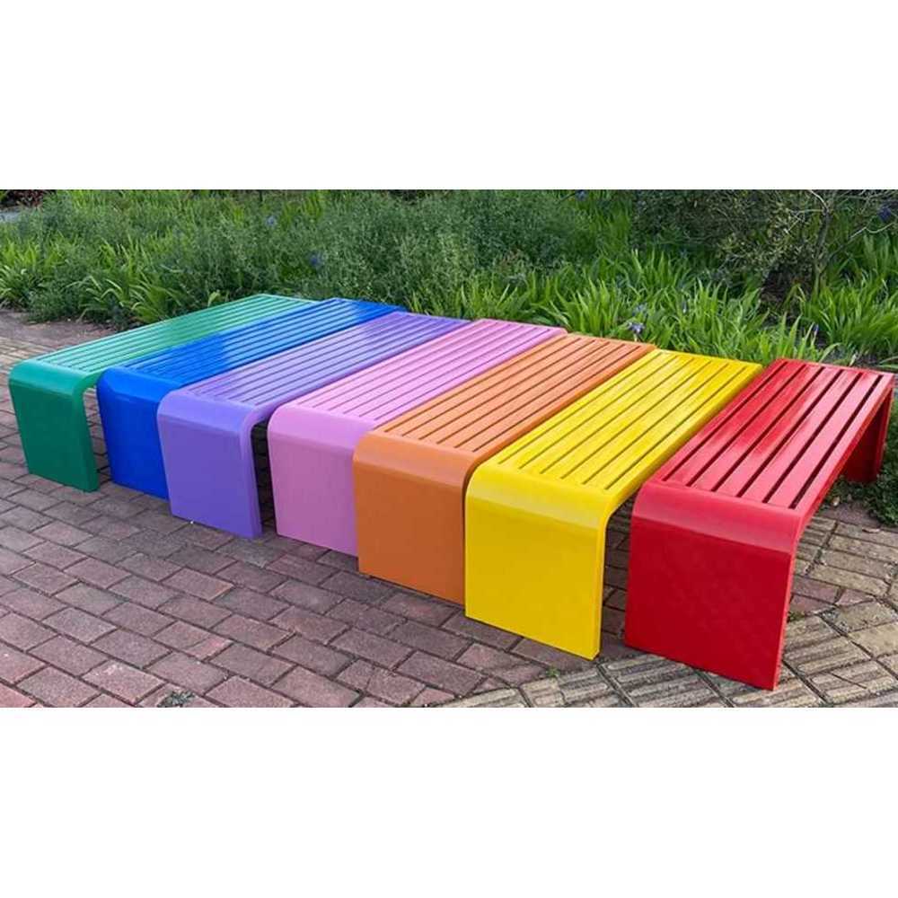 펜션 평벤치 정원 카페 야외 놀이공원 리조트 의자 100x40x45 - 상품 이미지