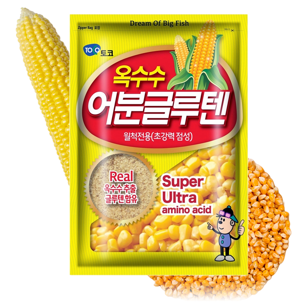 토코 옥수수 떡밥 어분 글루텐 월척 미끼용 집어제 - 메인 이미지
