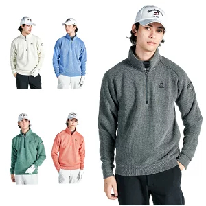 먼싱웨어 Munsingwear 하프 집업 골프 스웨터 MG4FSW80M 4컬러 - 상품 이미지