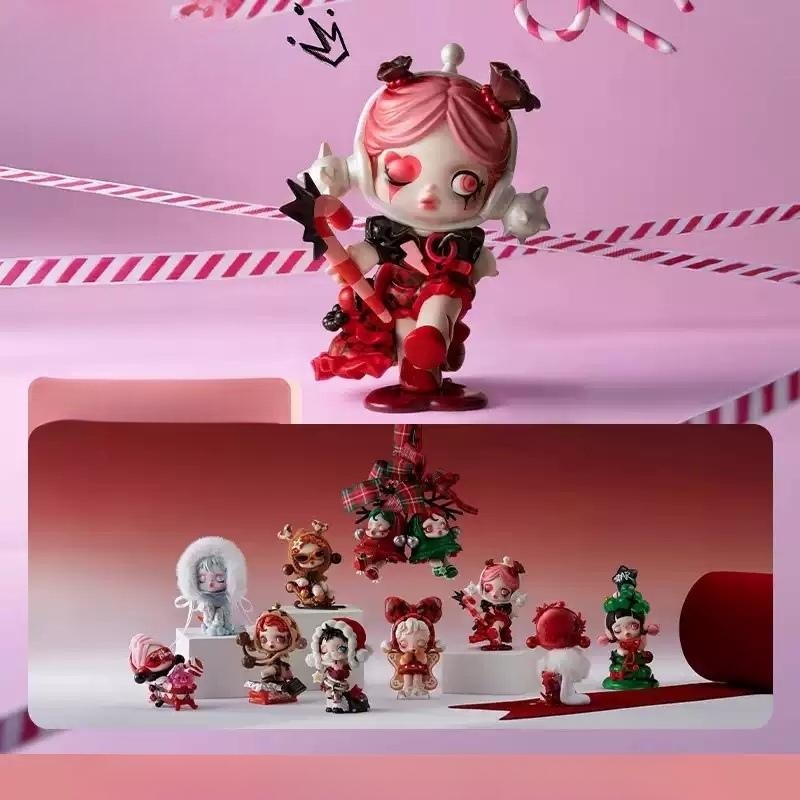 팝마트 POPMART 스컬판다 크리스마스 소원을 말해봐 9개 세트  개봉 확인 (히든없음)