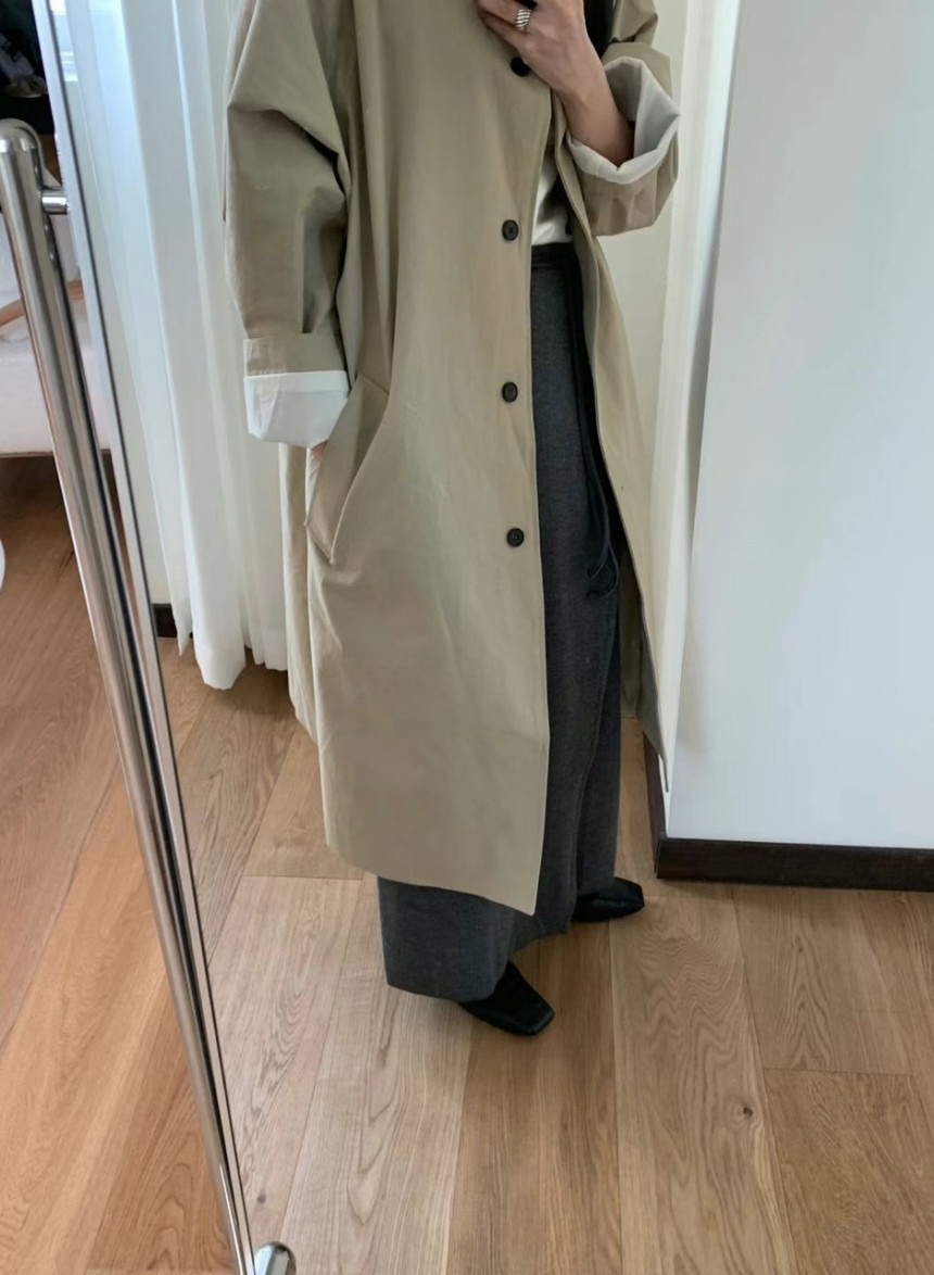 [당발]Stted trench coat (2clolors) 상세 이미지 8