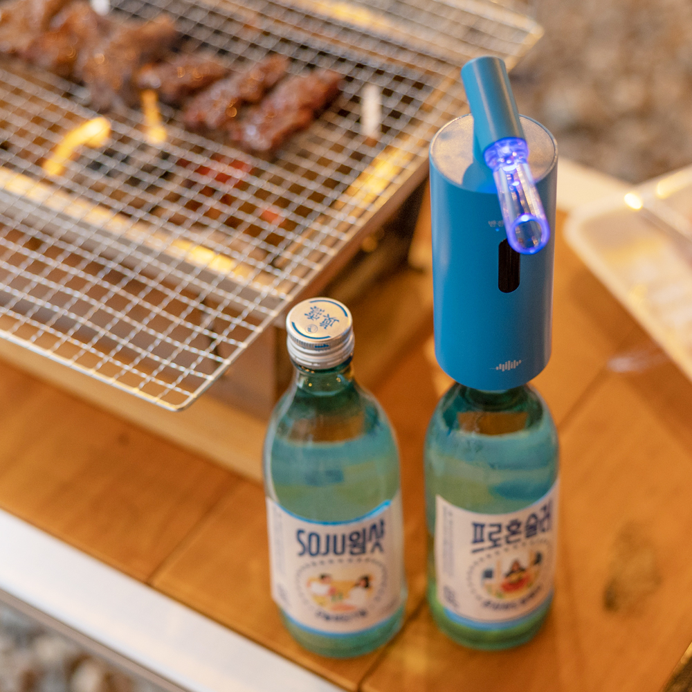 환상의 짝꿍 자동 진로 소주 디스펜서 혼술 술따르는 기계 화이트 이미지 6