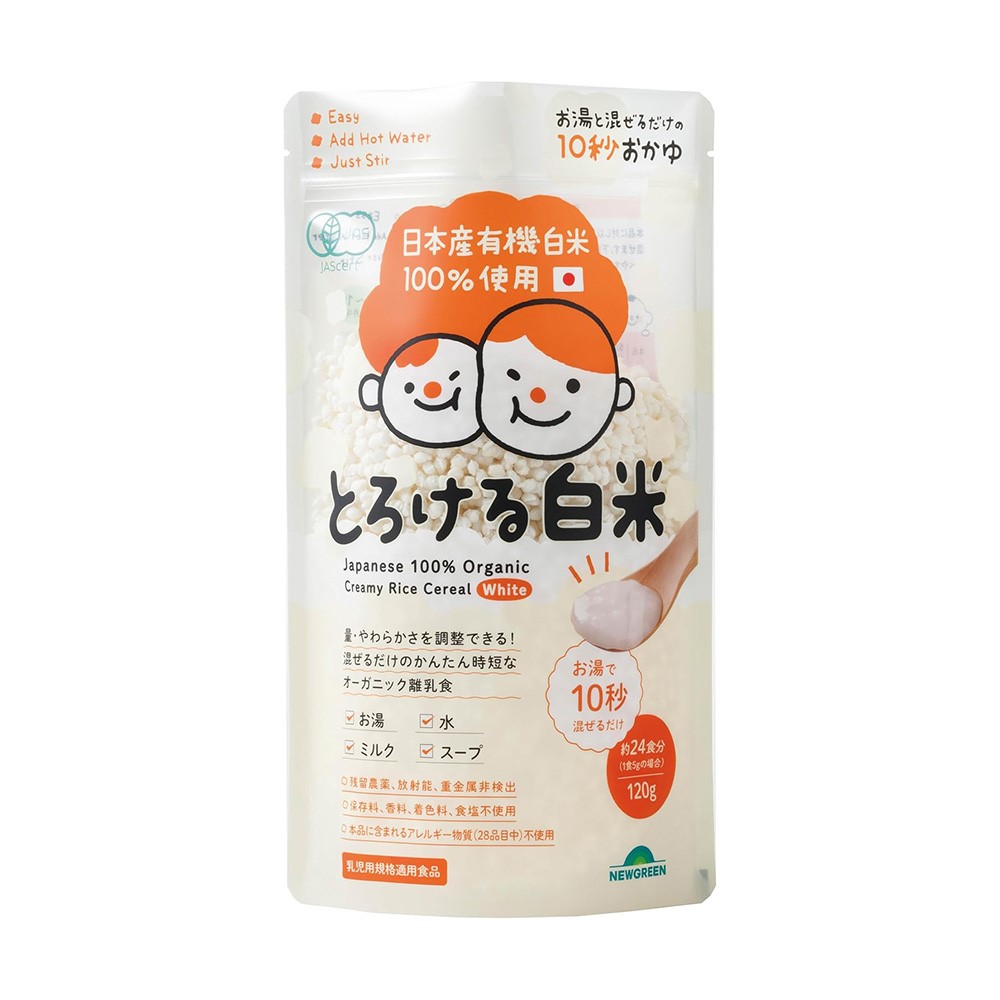 뉴그린 토로케루 백미 이유식 죽 120g
