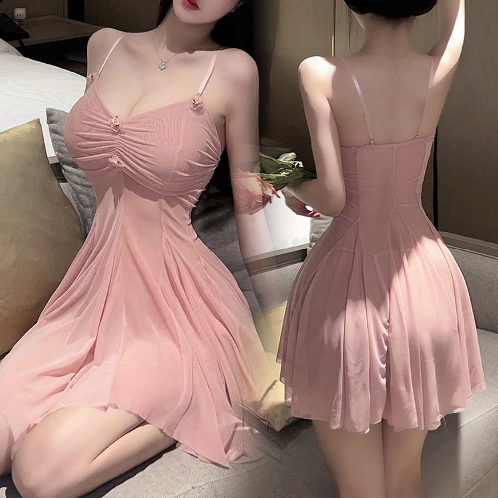 이벤트속옷 섹시 야한 속옷 이벤트 슬립 란제리 시스루 - 상세 이미지 4