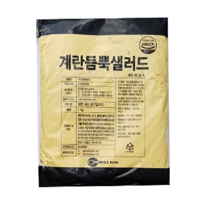 49509 [합포장10개까지] 샐러드미인 계란듬뿍 샐러드 1KG 에그스프레드 [보냉포장] : 더빵몰
