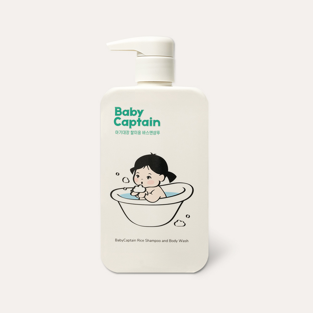 아기대장 신생아 아기 쌀미음 비건 바스앤샴푸 400ml 저자극 약산성 올인원워시 이미지 7