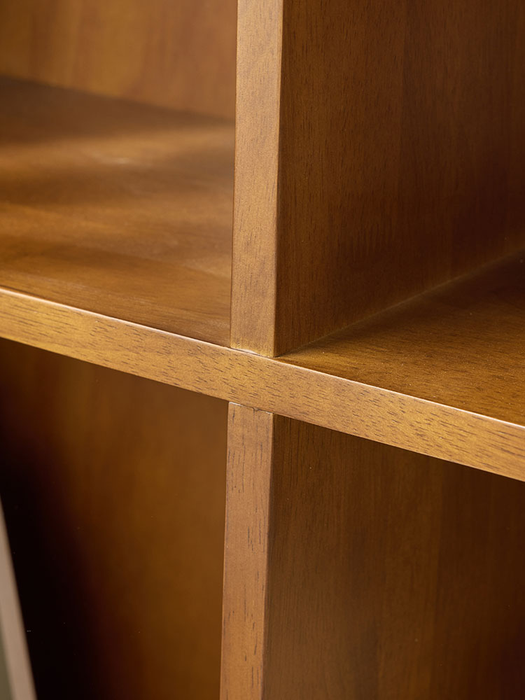 오크빌 오테카 원목책장 키큰 600 틈새 슬림 5단 월넛 책꽂이 오픈책장 거실 서재