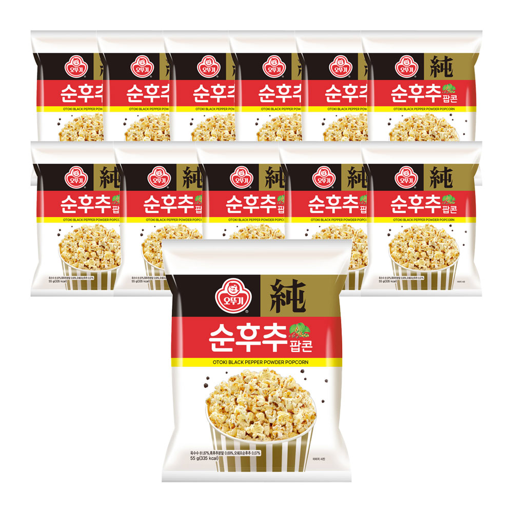 오뚜기 순후추팝콘 55g 12개 - 상품 이미지