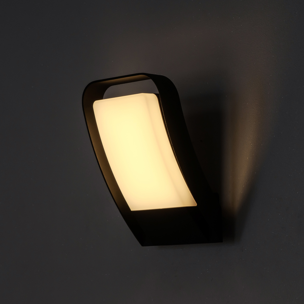 LED 벽등 방수 벽조명 알렉스 15W 블랙 - 상세 이미지 4