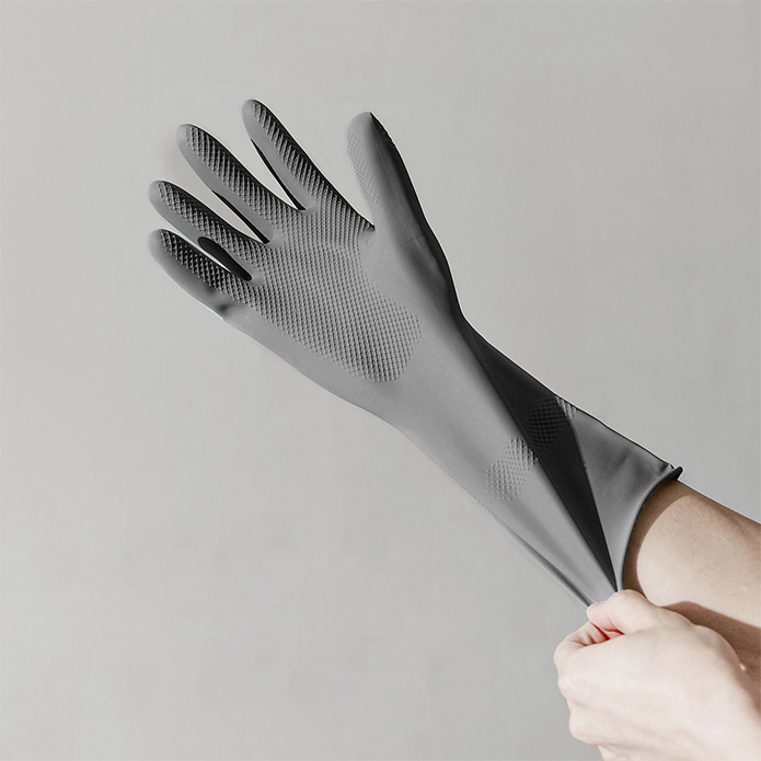 생활공작소 라텍스 고무장갑 3쌍 - 상세 이미지 5